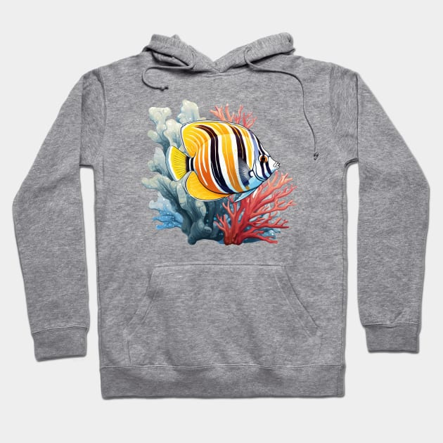 Butterflyfish Hoodie by zooleisurelife